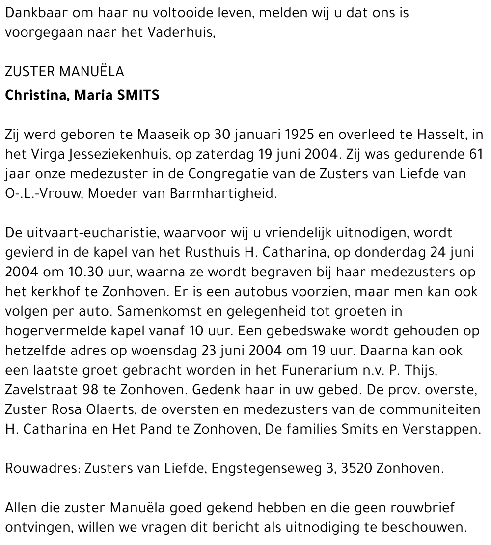 Christina Maria Smits