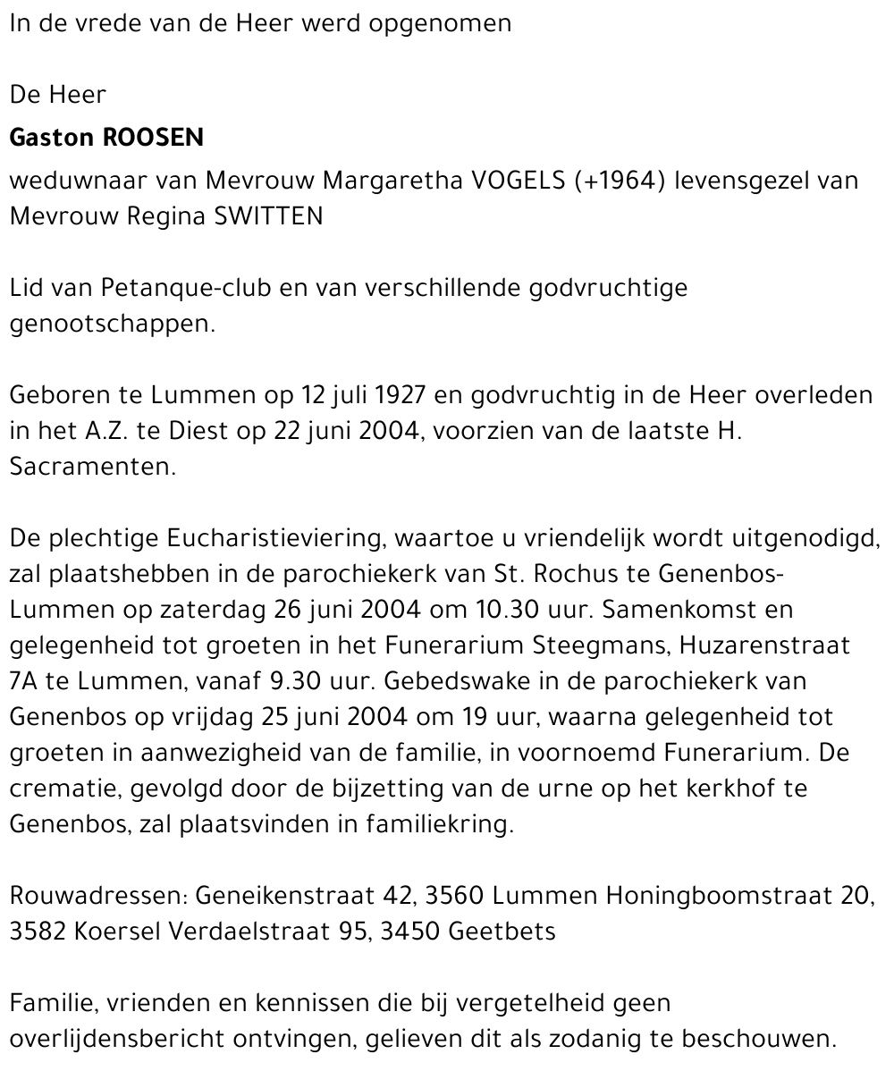 Gaston Roosen