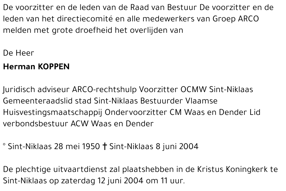 HERMAN KOPPEN