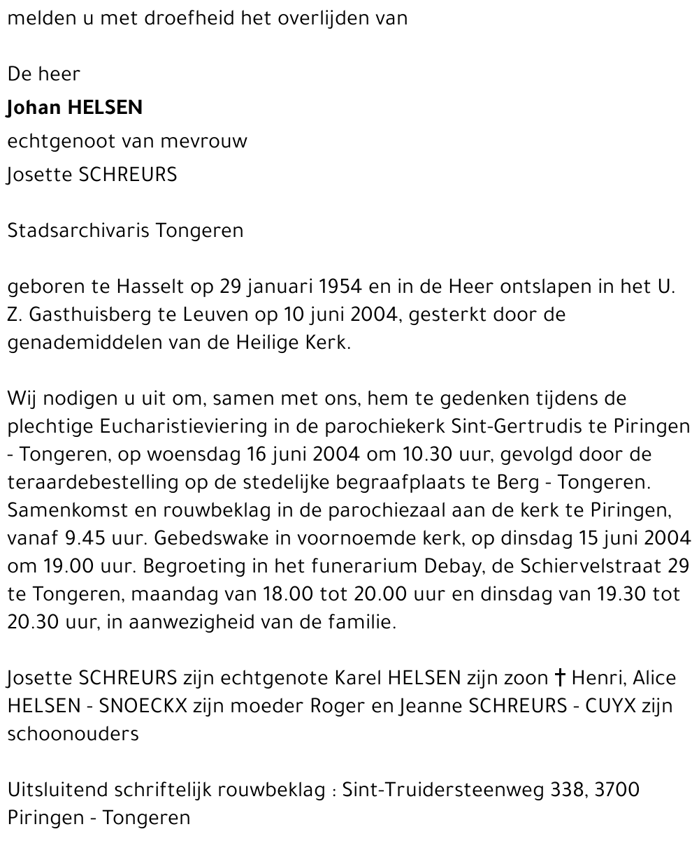 Johan Helsen