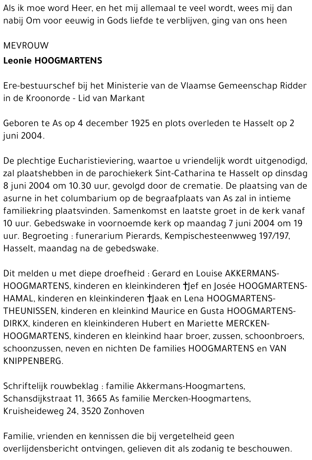 Leonie Hoogmartens