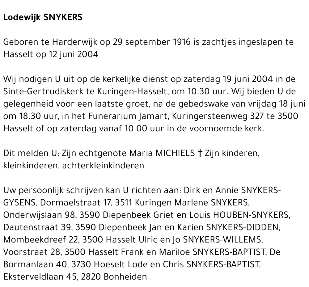 Lodewijk Snykers