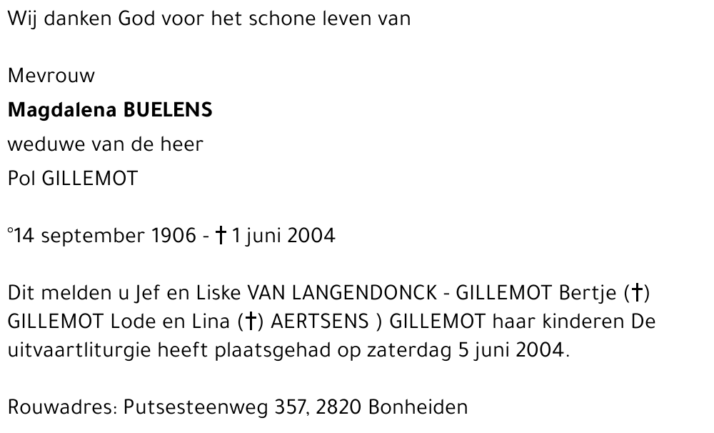 Magdalena BUELENS