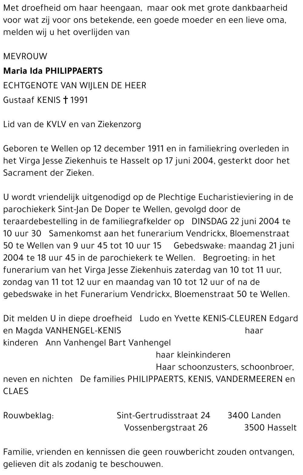 Maria Ida Philippaerts