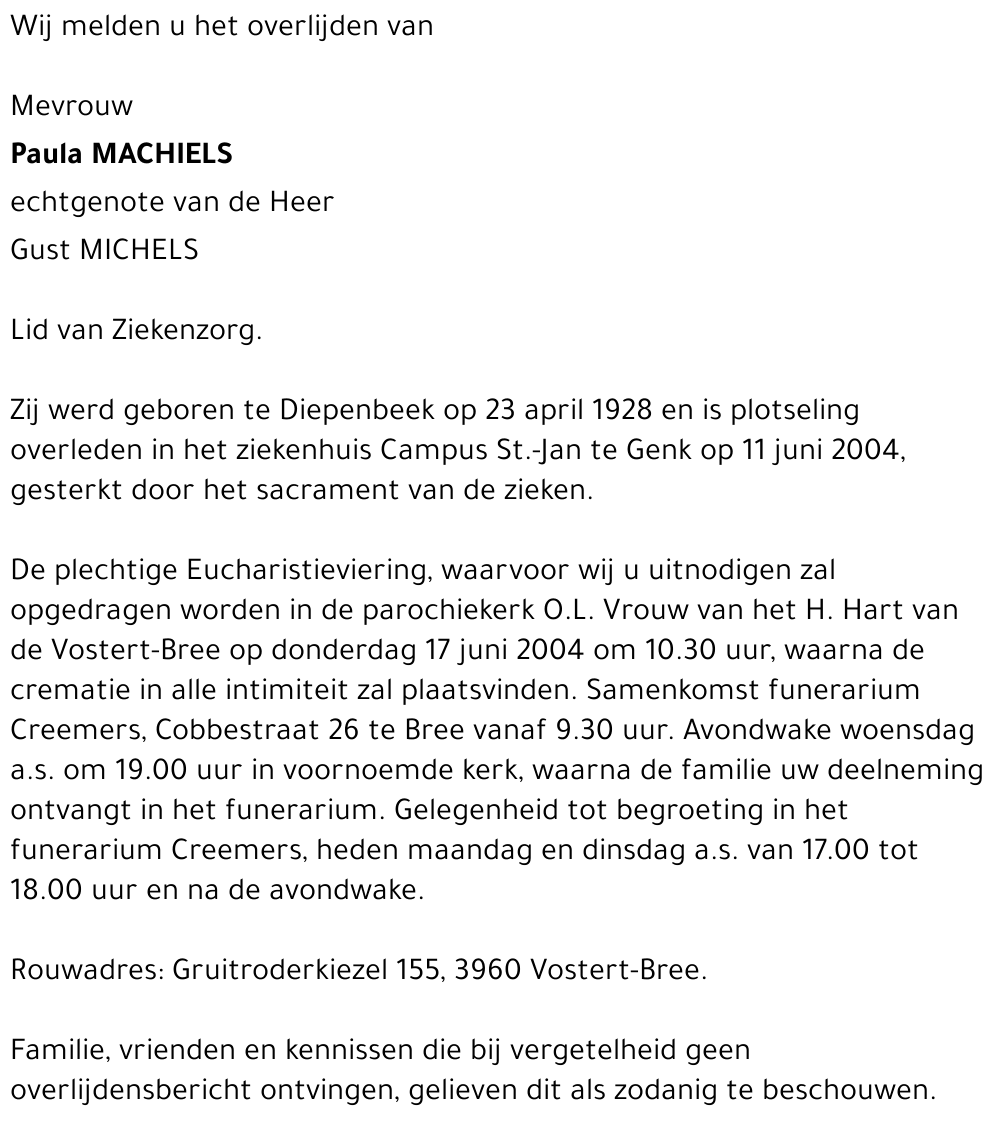 Paula MACHIELS