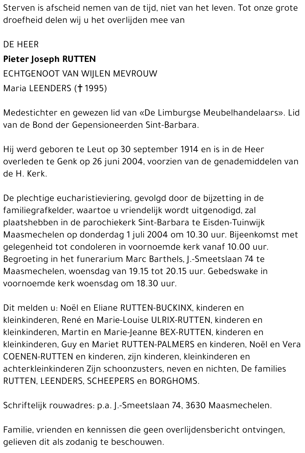 Pieter Joseph Rutten