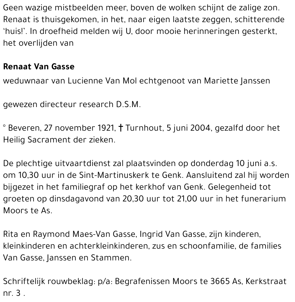 Renaat Van Gasse
