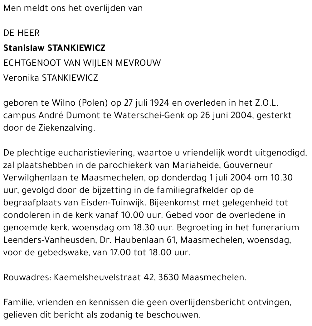 Stanislaw Stankiewicz