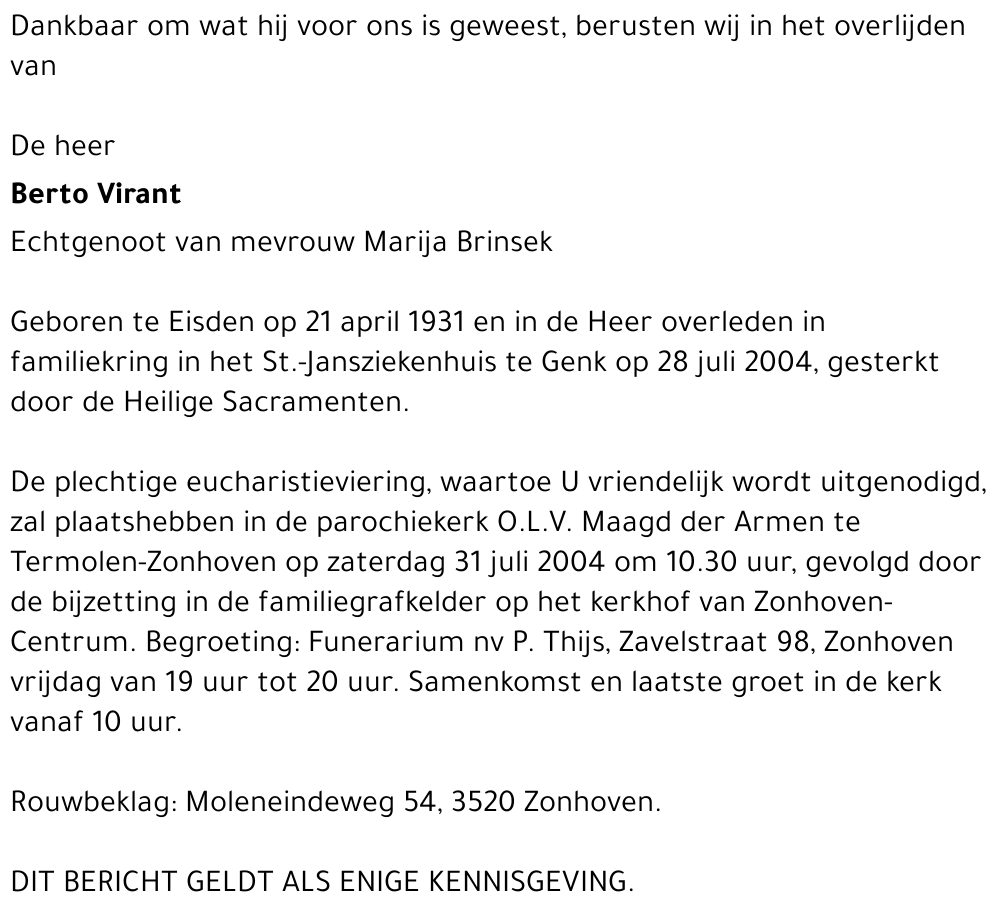 Engelbert (Berto) Virant