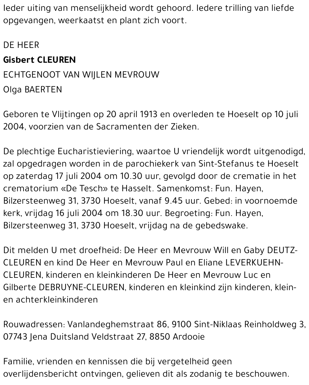 Gisbert Cleuren