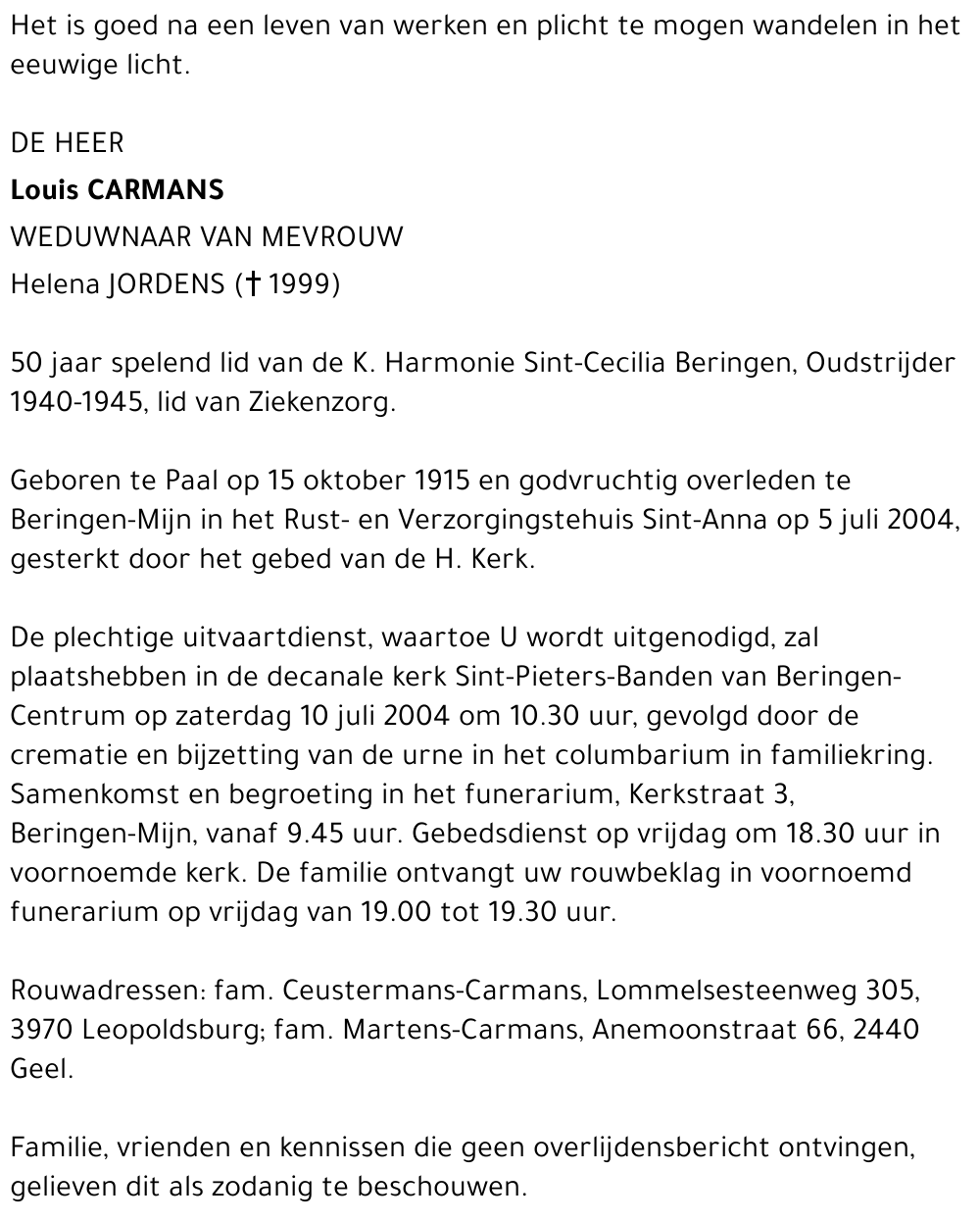 Louis Carmans