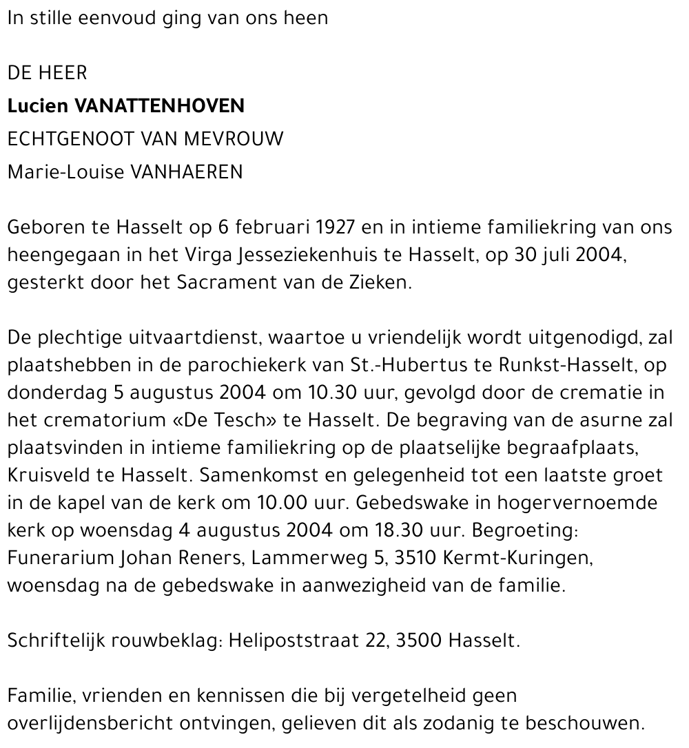 Lucien Vanattenhoven