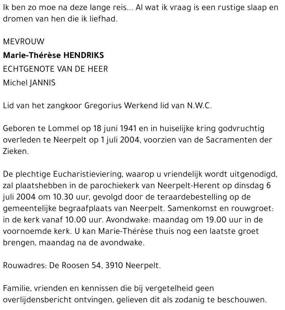 Marie-Therese Hendriks