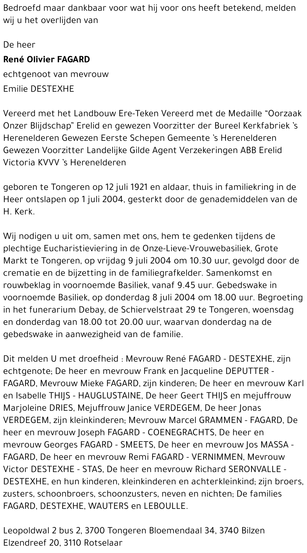 René Olivier Fagard