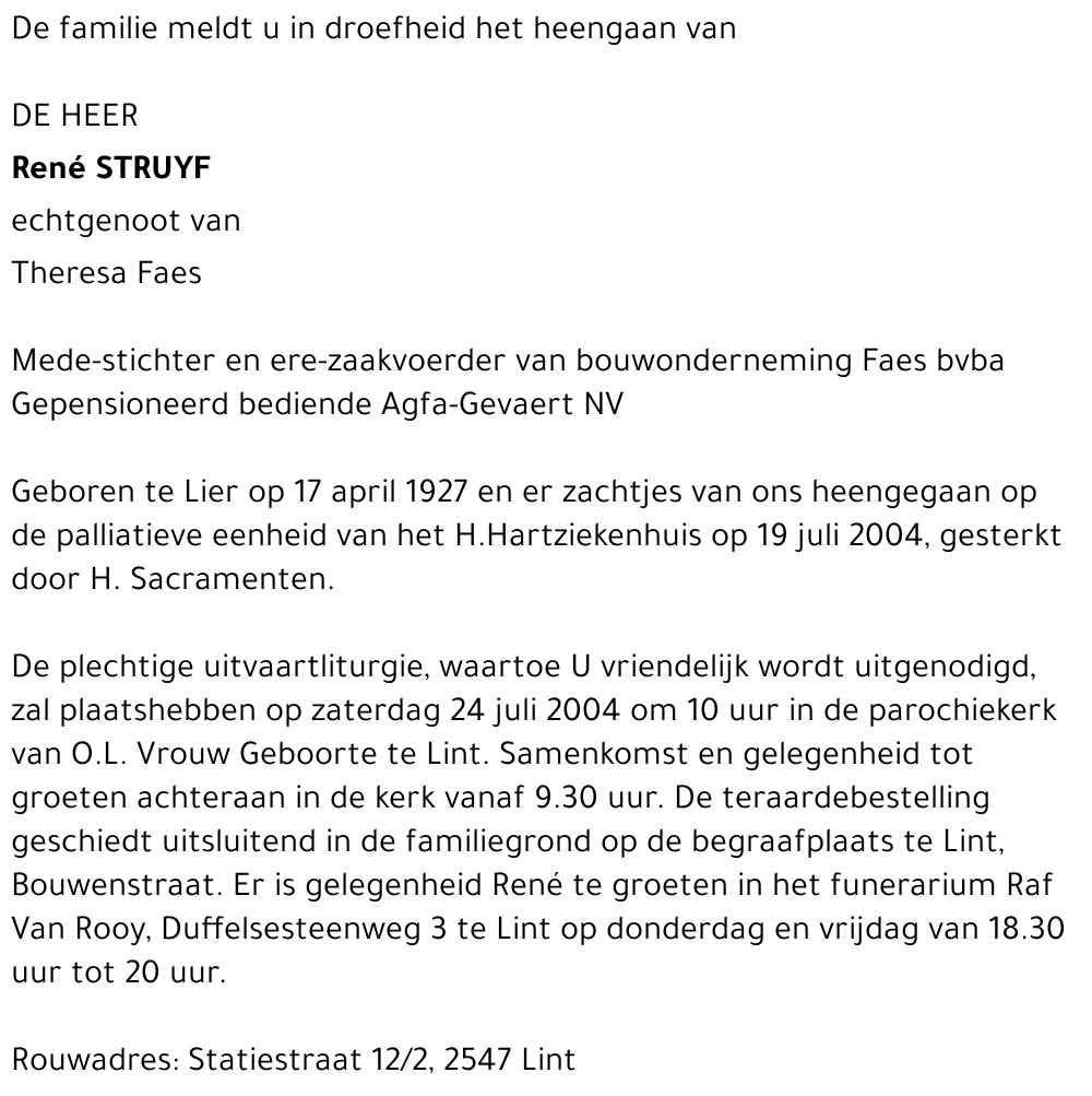 René STRUYF