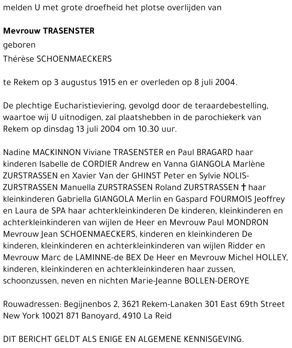 Thérèse Transenster-Schoenmaeckers