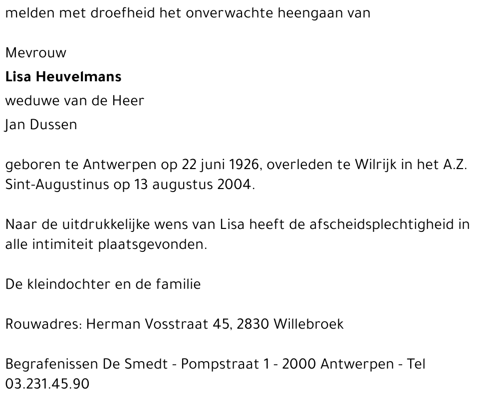 ELisabeth Heuvelmans