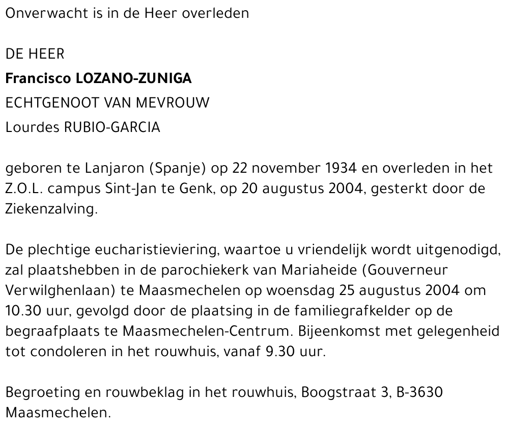 Francisco Lozano-Zuniga