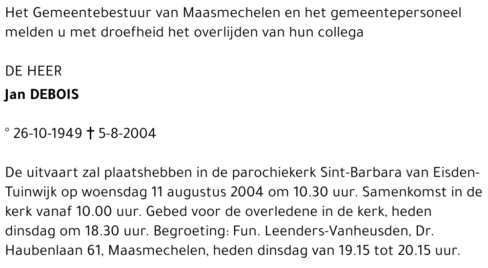 Jan Debois (Gemeentebestuur)