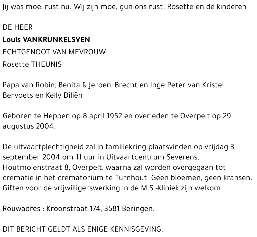 Louis Vankrunkelsven