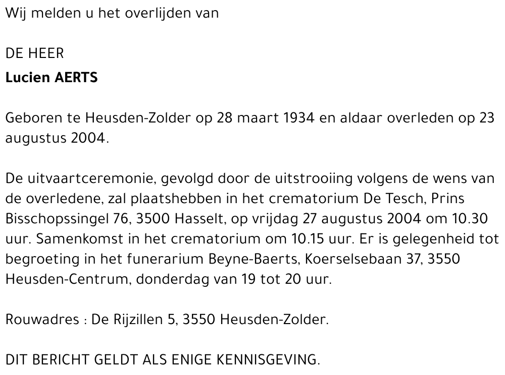 Lucien Aerts