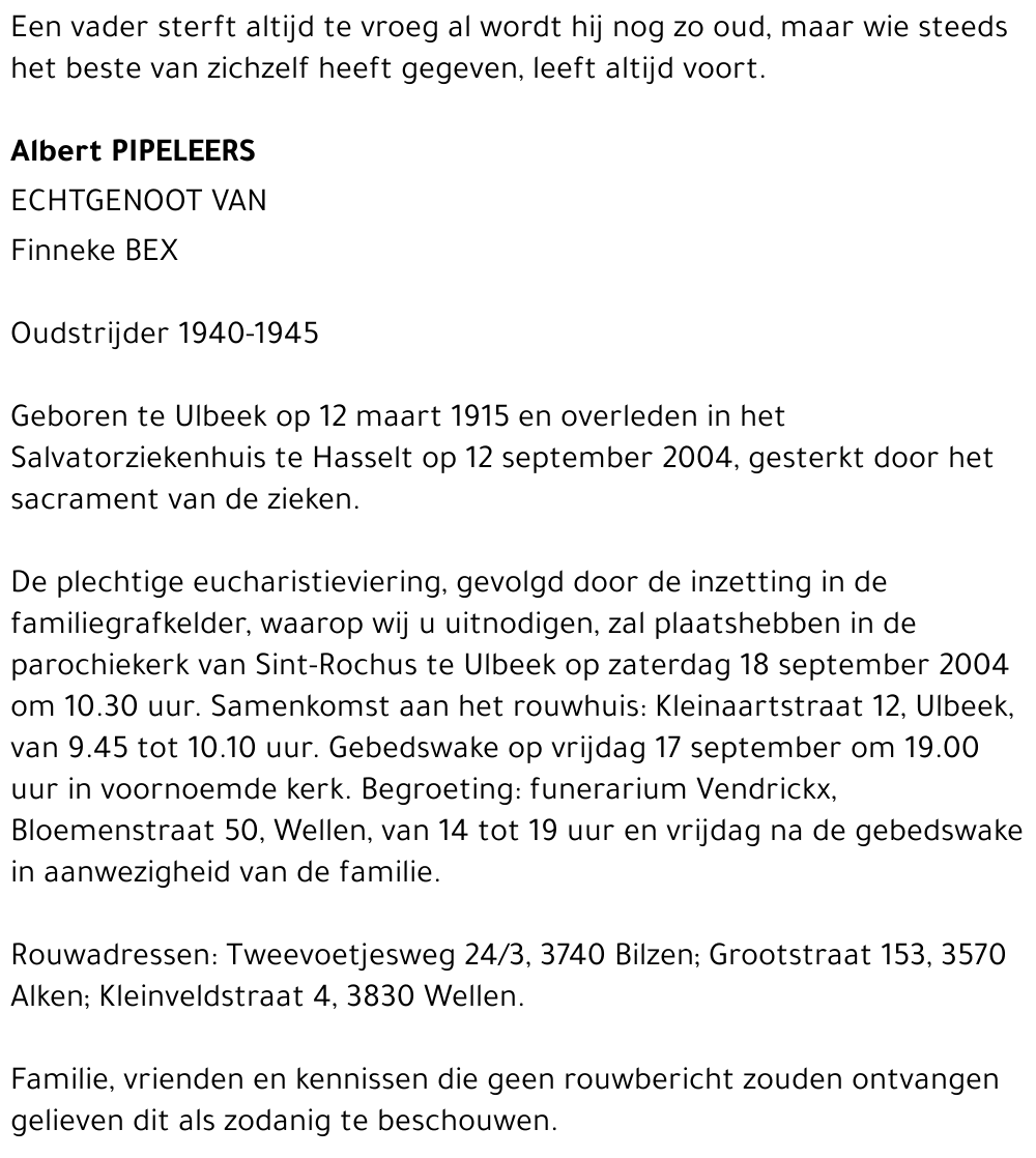 Albert Pipeleers