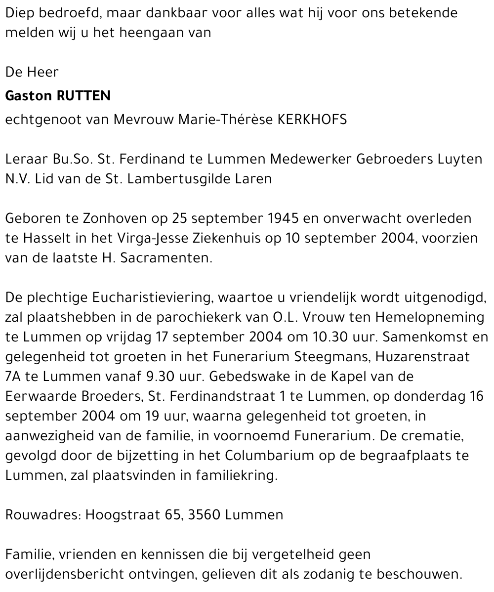 Gaston Rutten