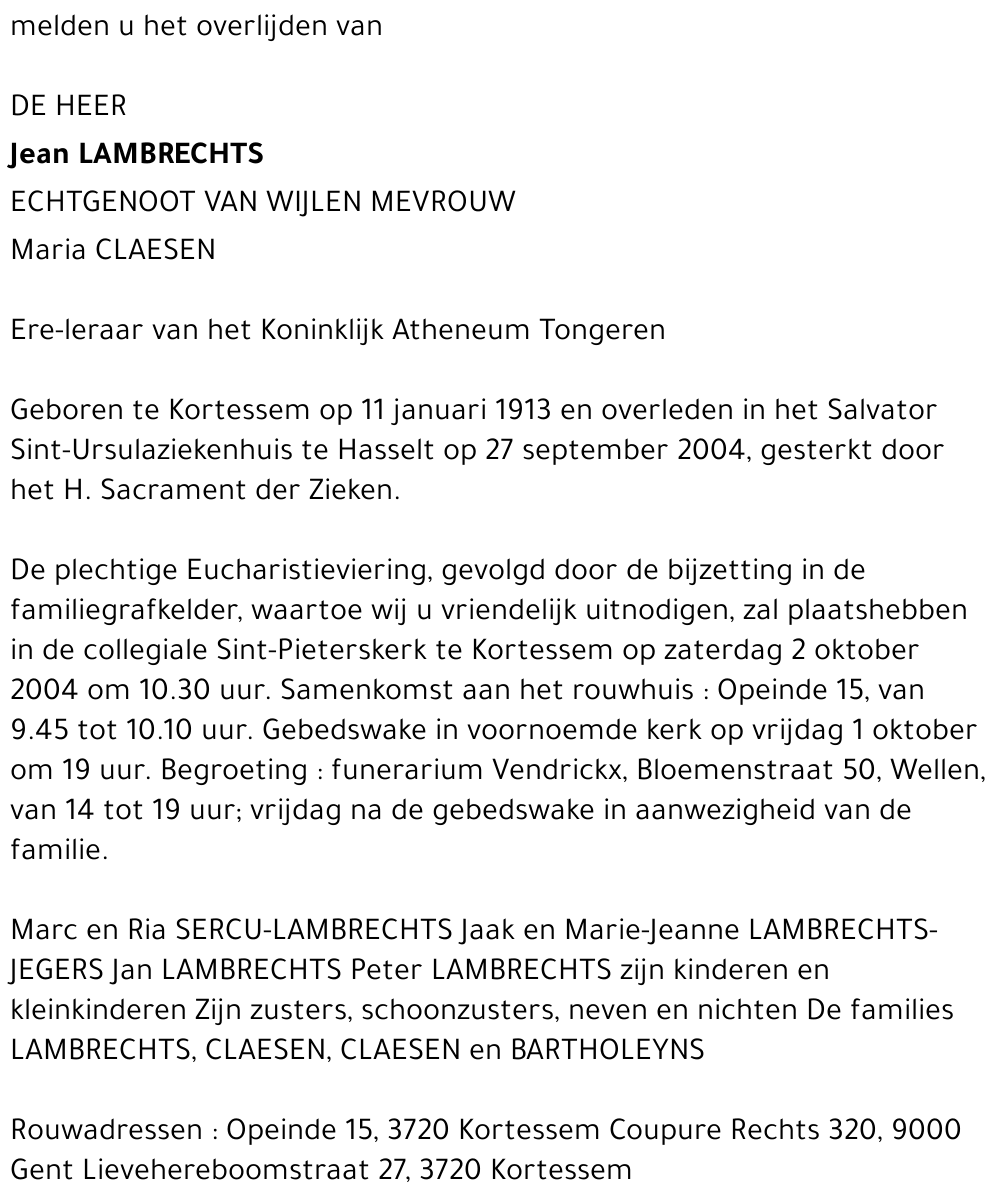 Jean Lambrechts