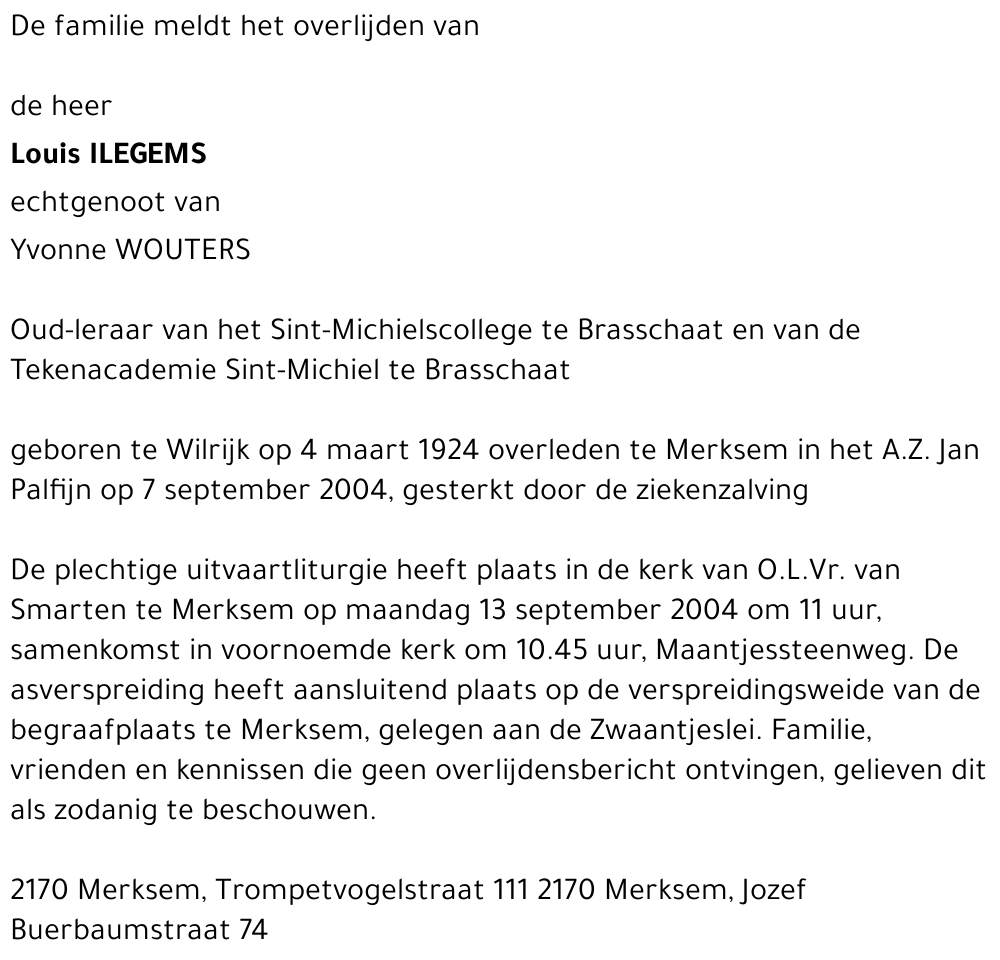 Louis ILEGEMS