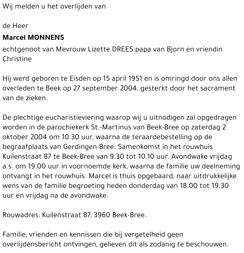 Marcel MONNENS