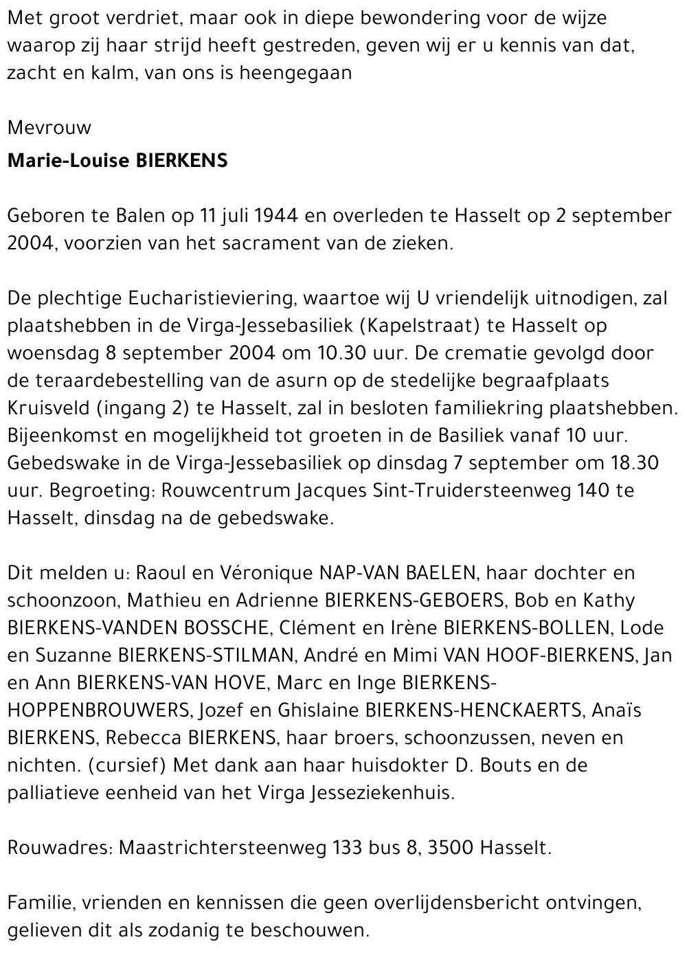 Marie-Louise Bierkens