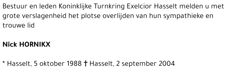 Nick Hornikx