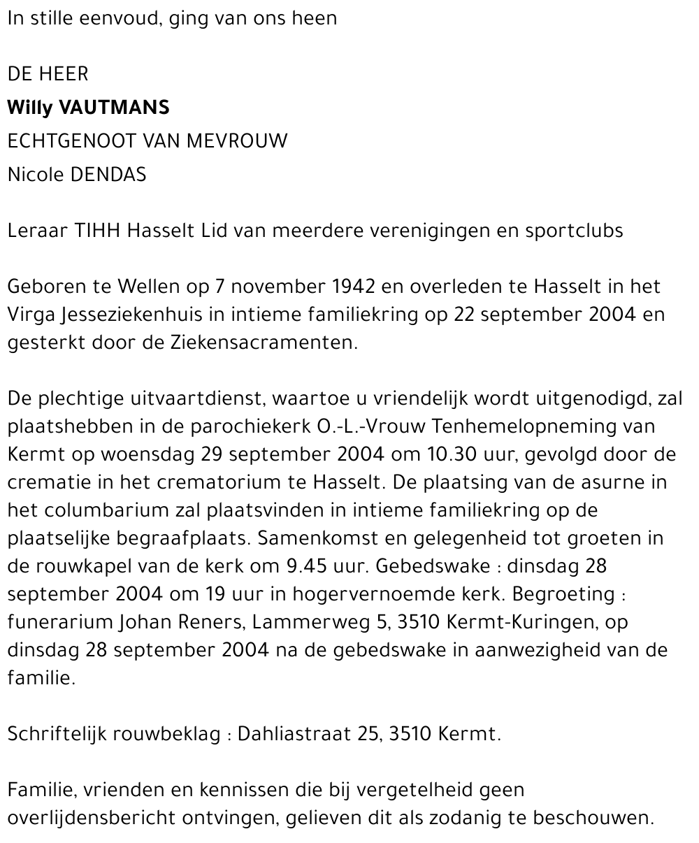 Willy Vautmans
