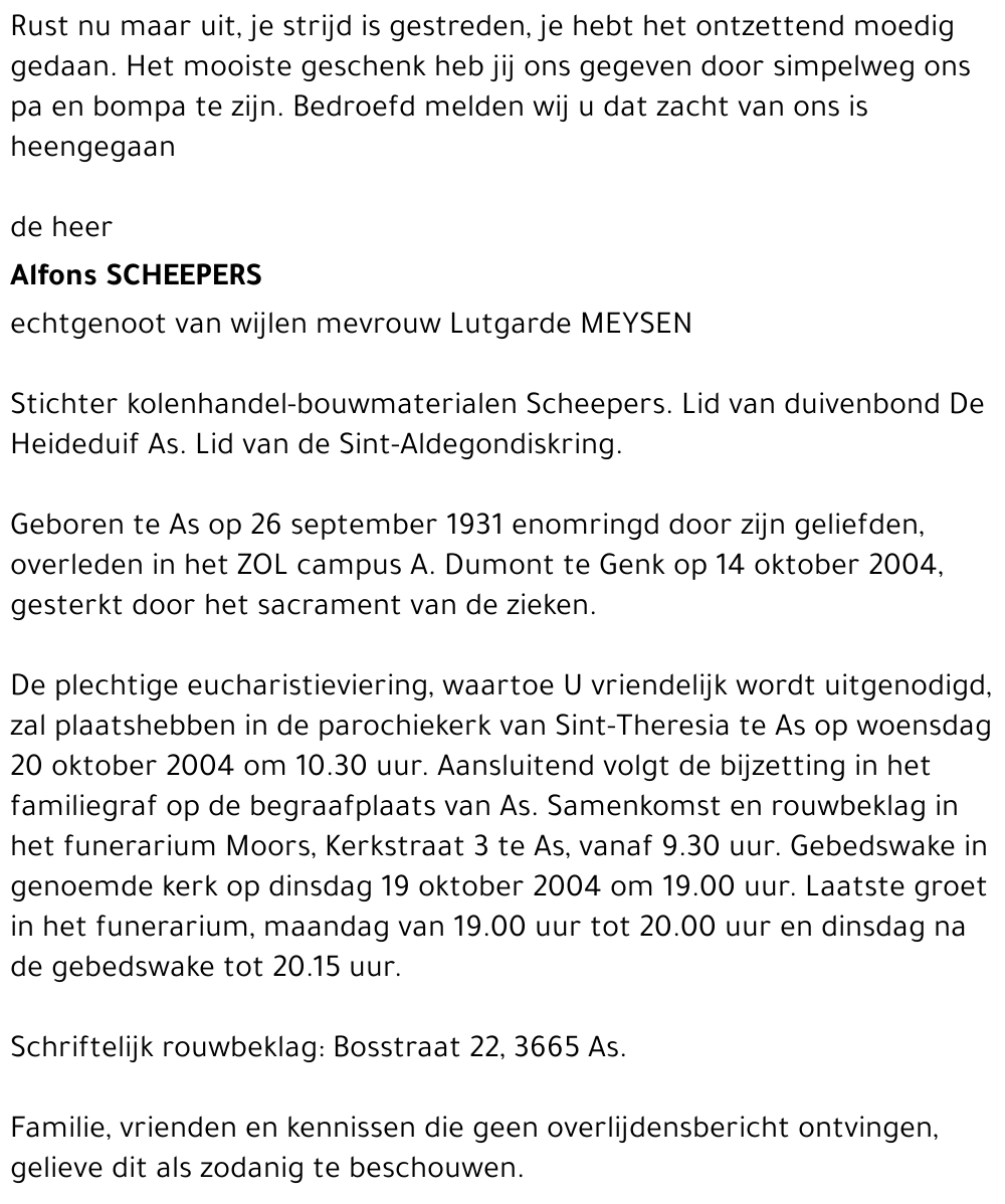 Alfons Scheepers