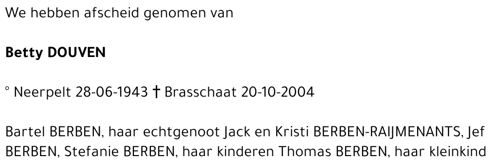 Betty Douven