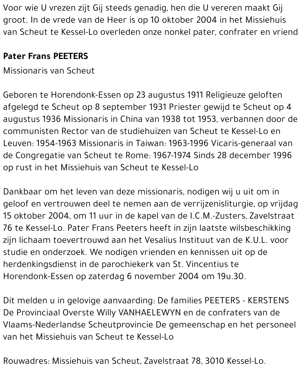 Frans Peeters