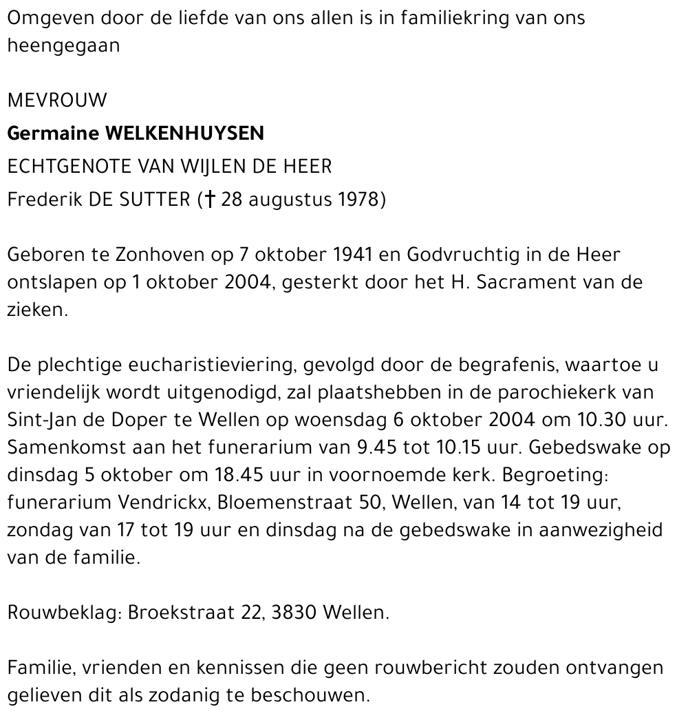 Germaine Welkenhuysen