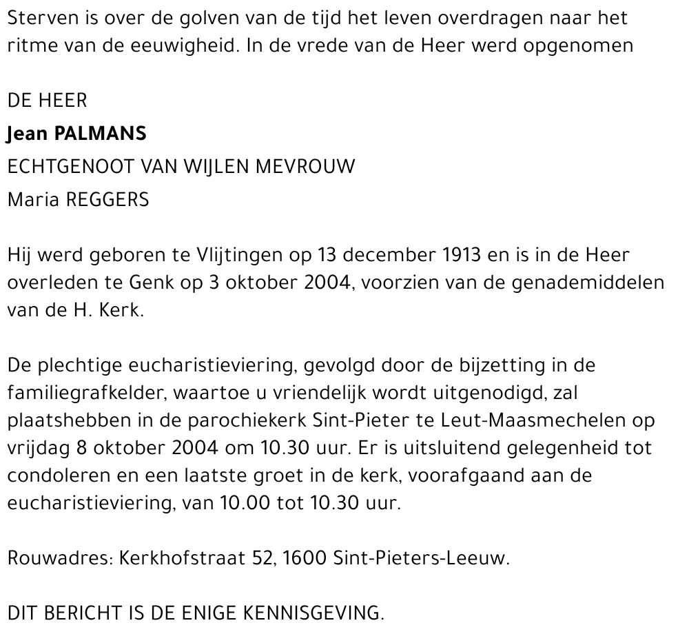 Jean Palmans