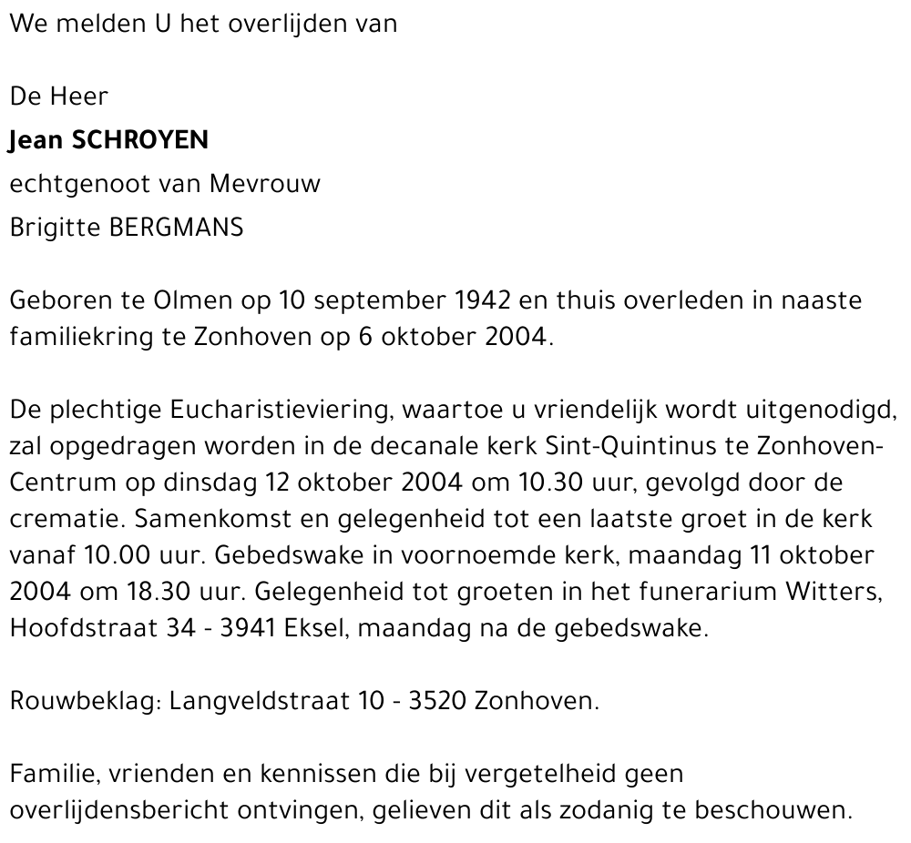 Jean SCHROYEN