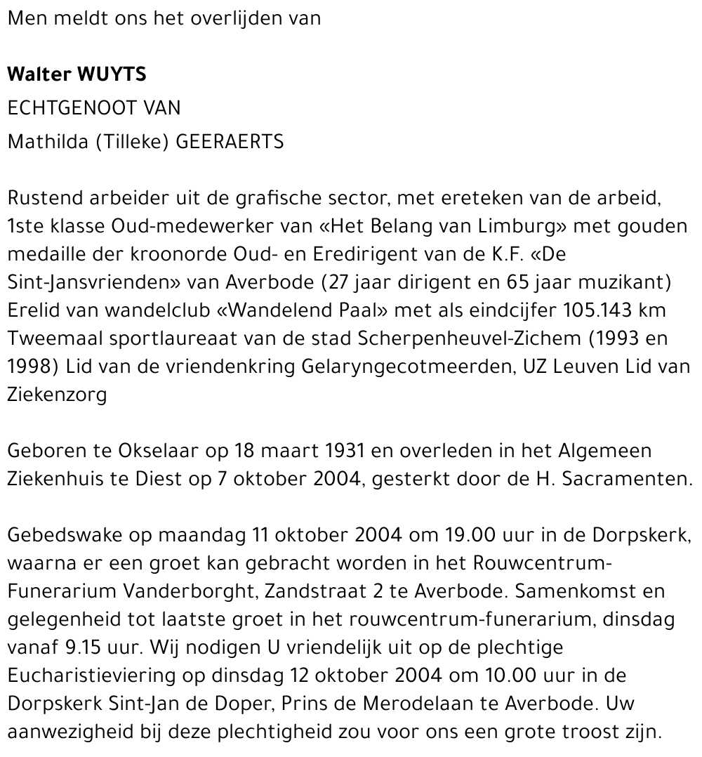 Walter Wuyts