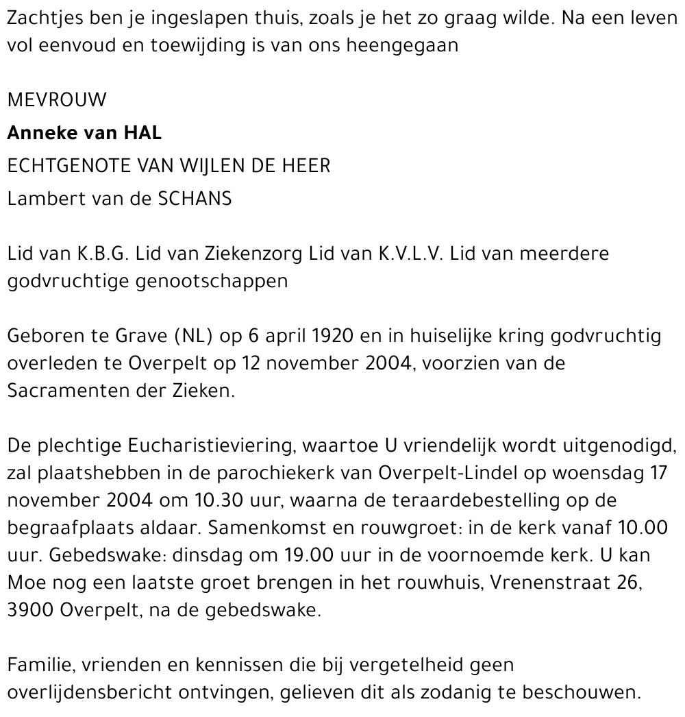 Anneke van Hal