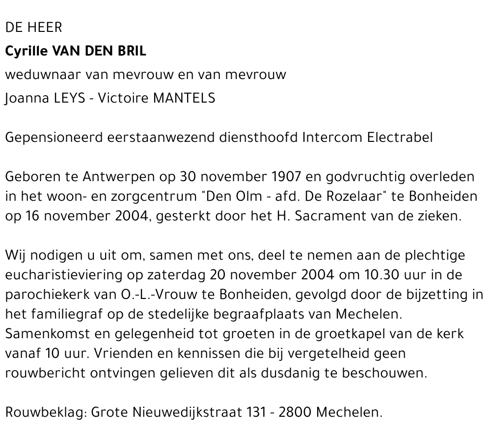 Cyrille Van den Bril