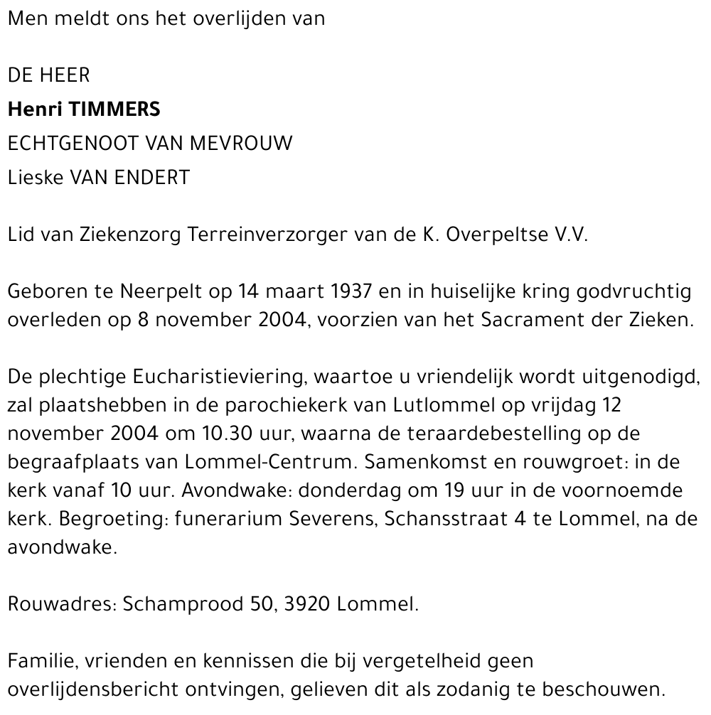 Henri Timmers