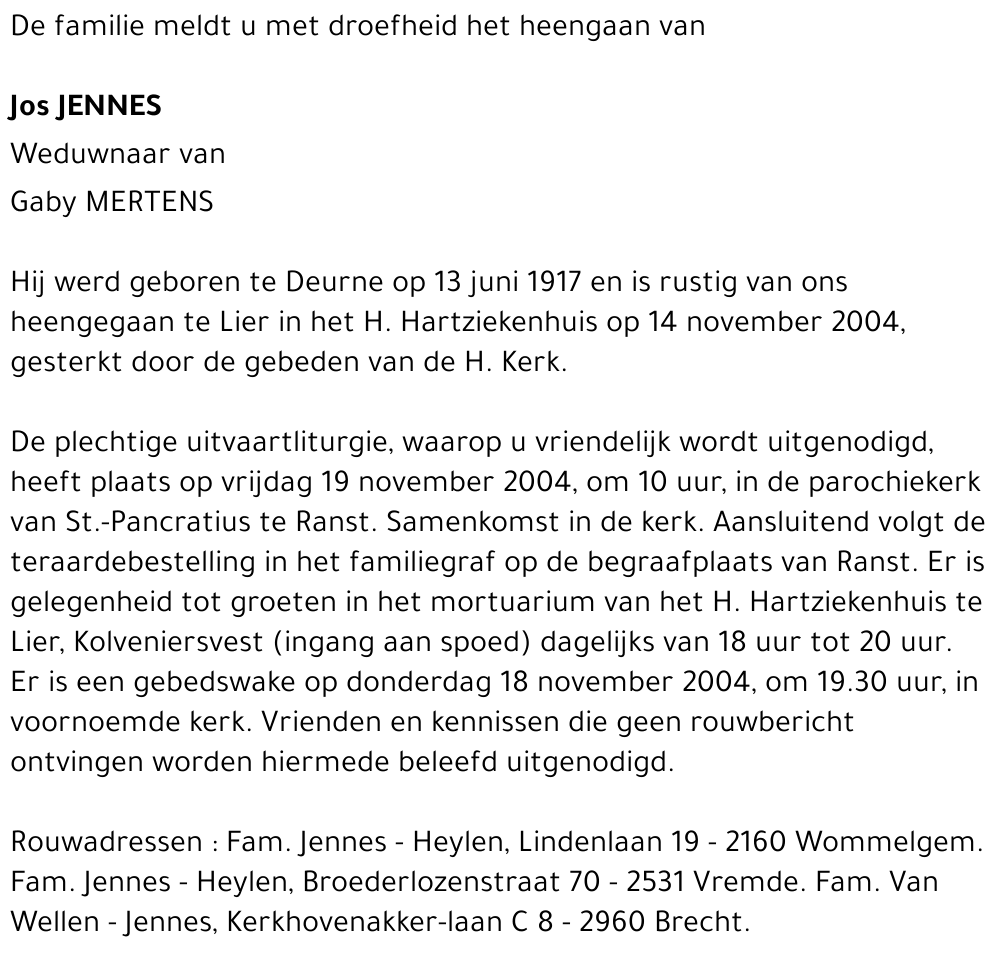 Jos Jennes
