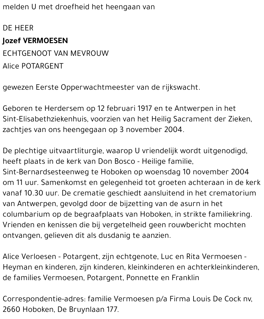 Jozef Vermoesen