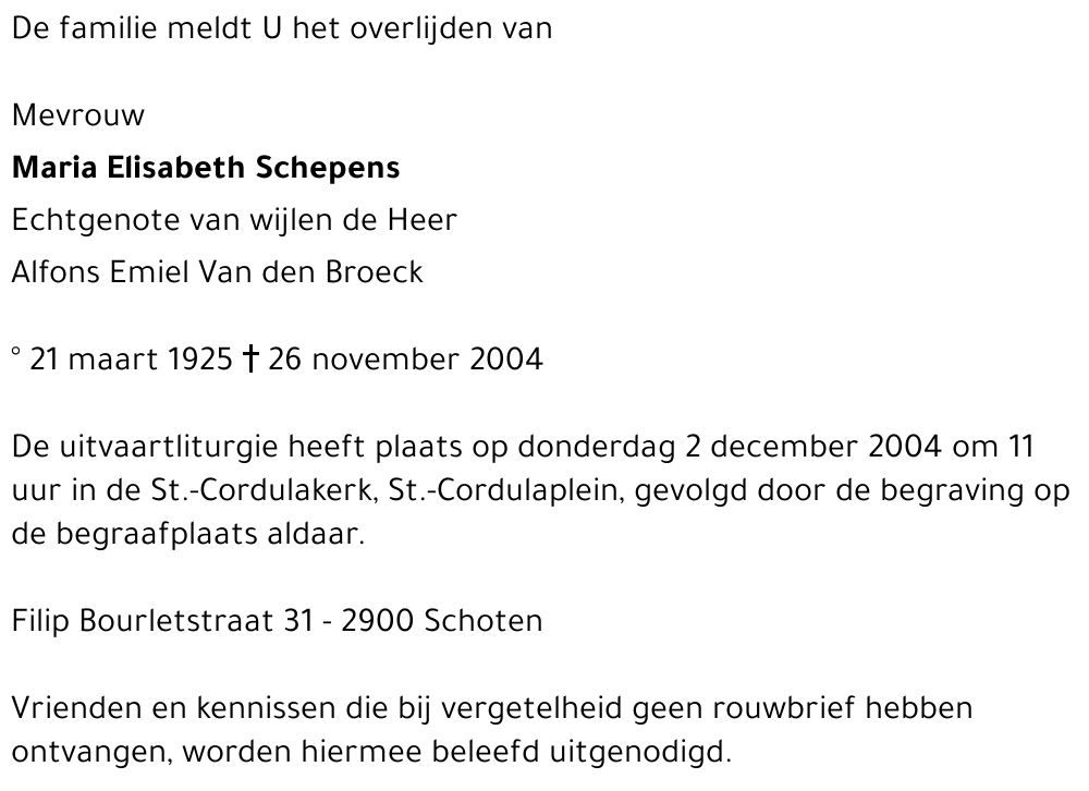 Maria Elisabeth Schepens