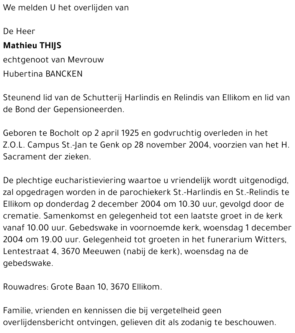 Mathieu THIJS