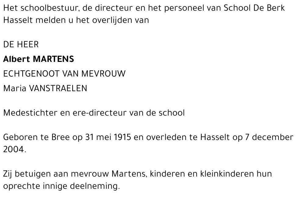 Albert Martens (school)