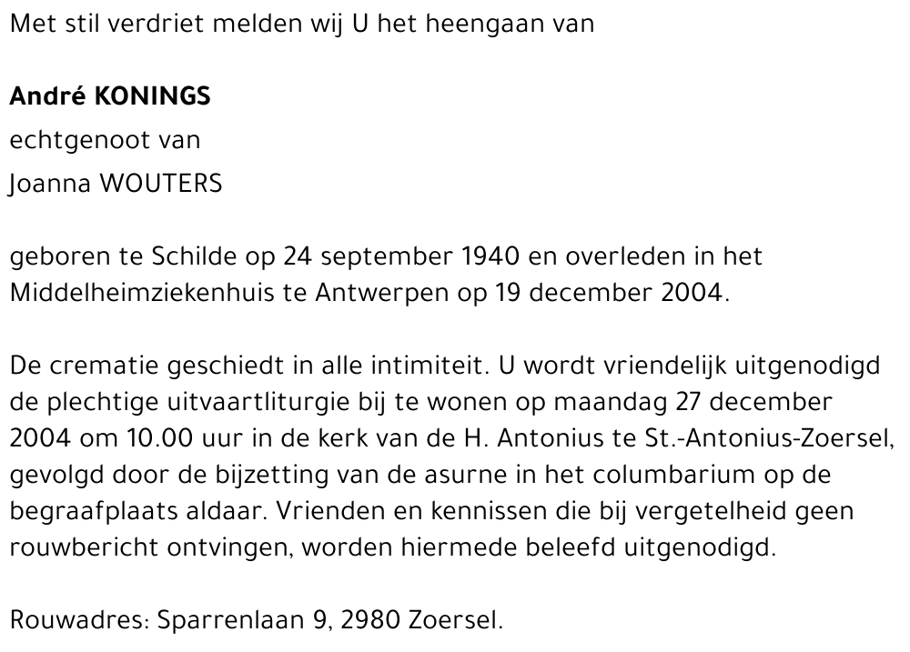 André KONINGS