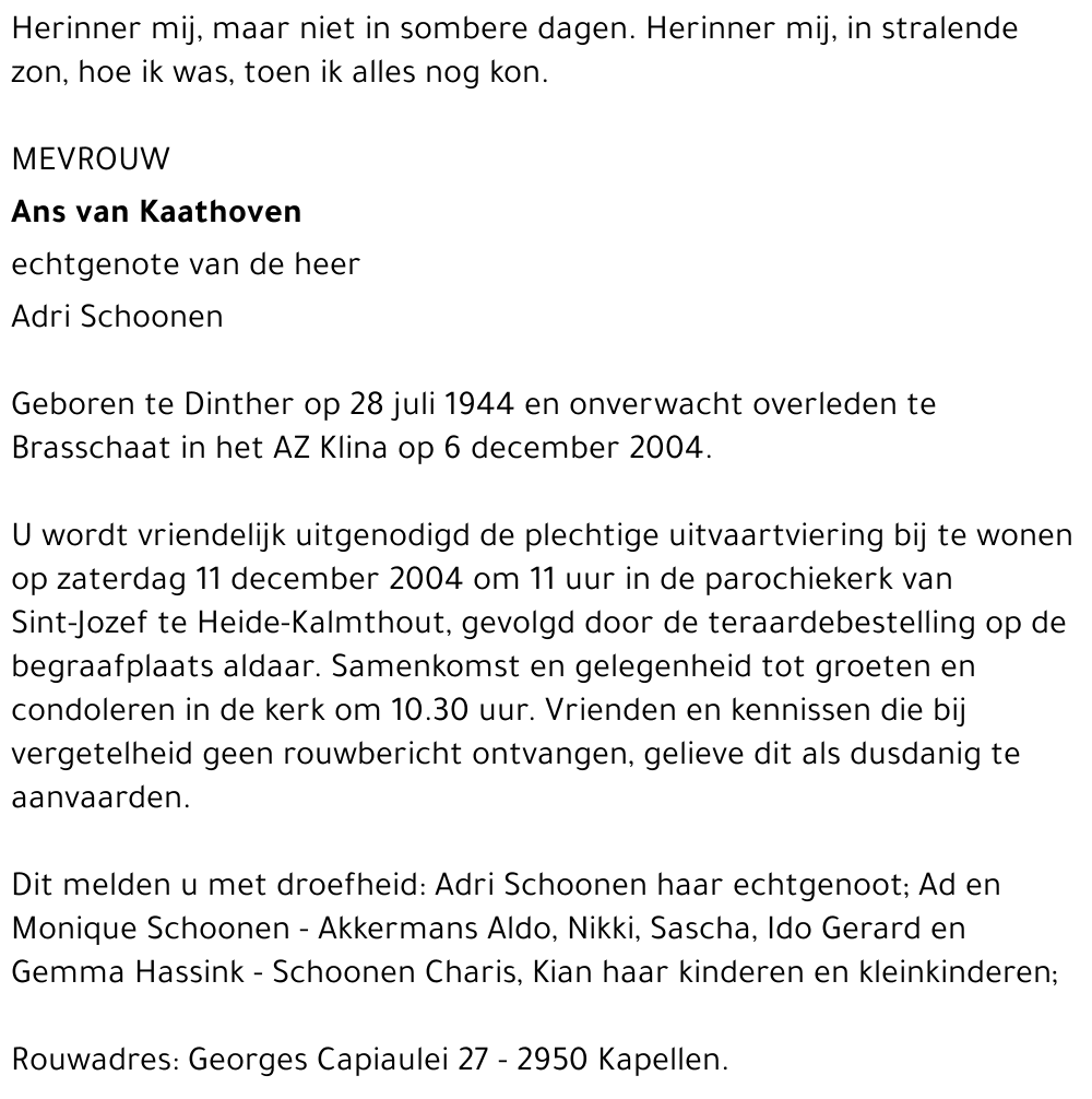 Ans van Kaathoven